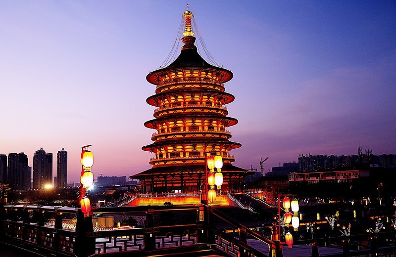 夜 明堂应天门景区-中关村在线摄影论坛