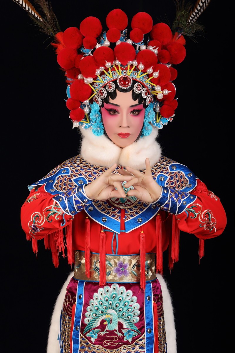 我的京剧照 戏曲人物武旦刀马旦 青石山九尾玄狐 京剧旦角化妆-中关村在线摄影论坛