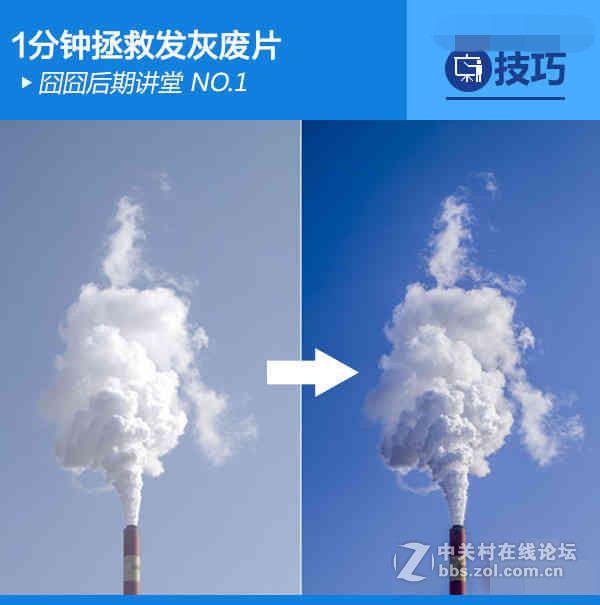 1分钟拯救灰蒙蒙的废片