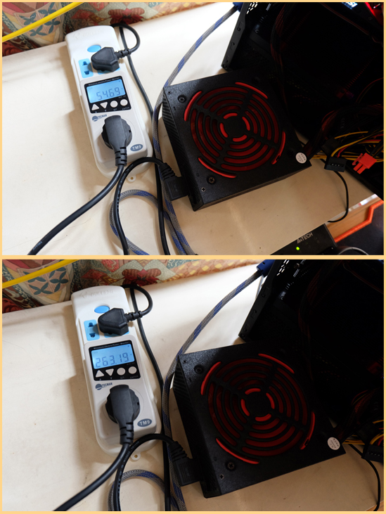 金效电源功耗简测