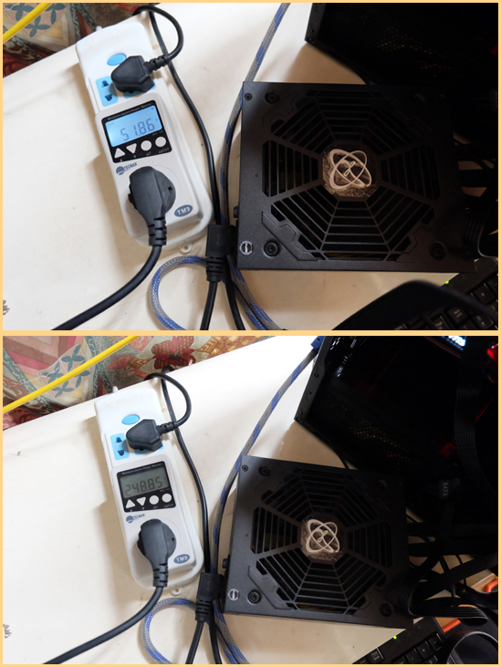 金效电源功耗简测