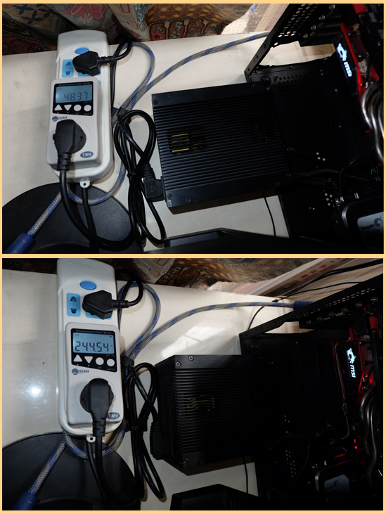 金效电源功耗简测