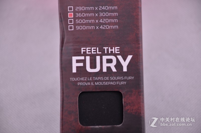 4mm厚度超赞感觉 金士顿HyperX FURY鼠标垫开箱简测