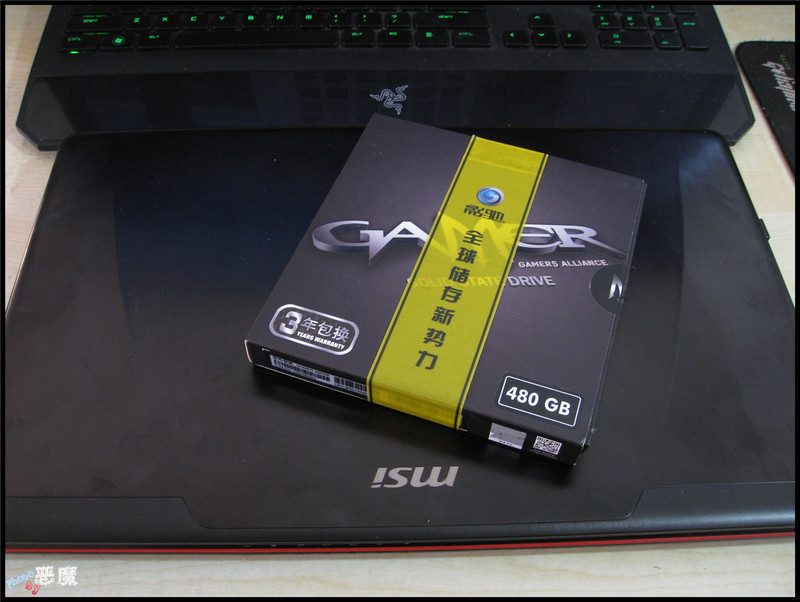 不上SSD怎么用？GE60上影驰Gamer 480GB SSD