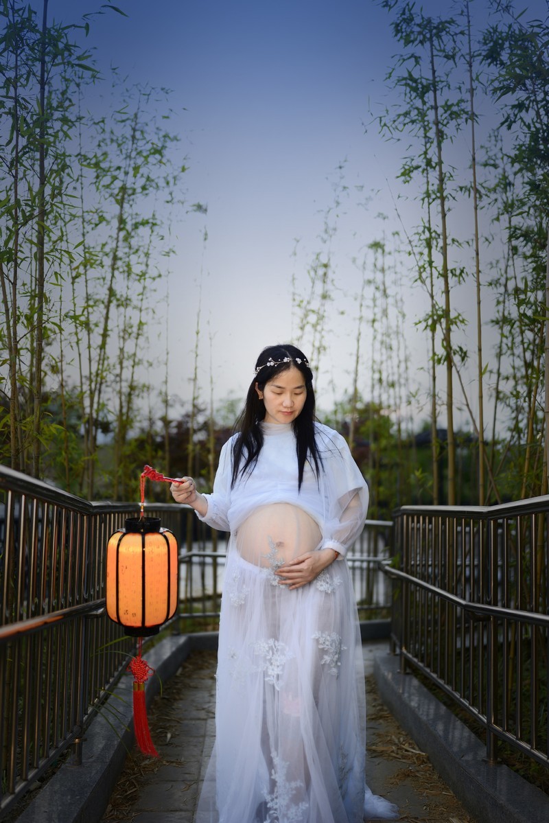 为媳妇拍个二宝的孕照