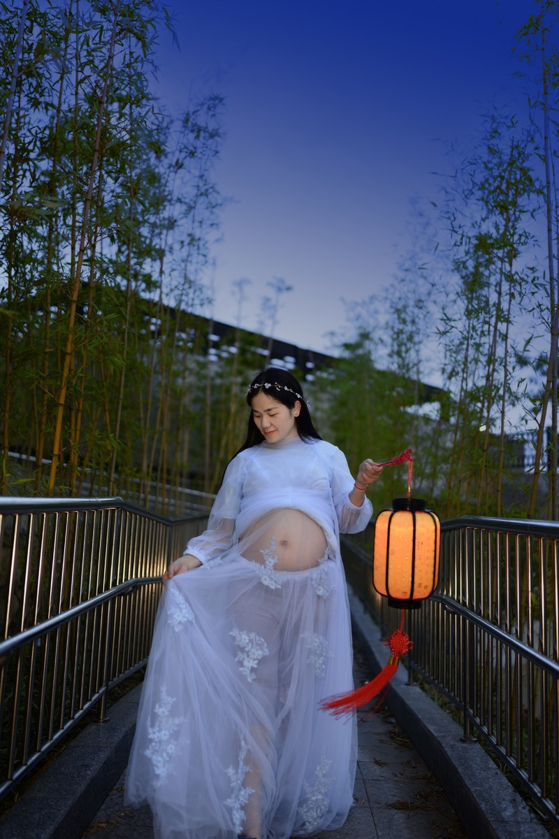 为媳妇拍个二宝的孕照