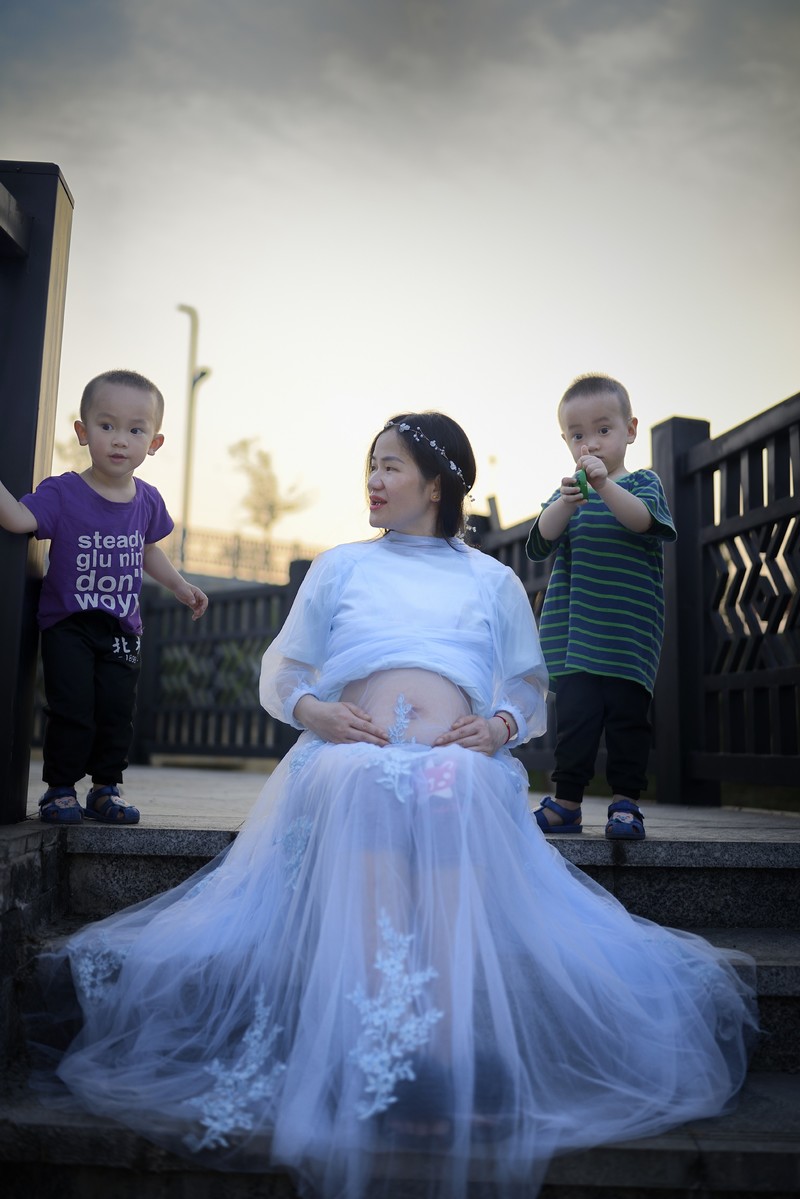 为媳妇拍个二宝的孕照