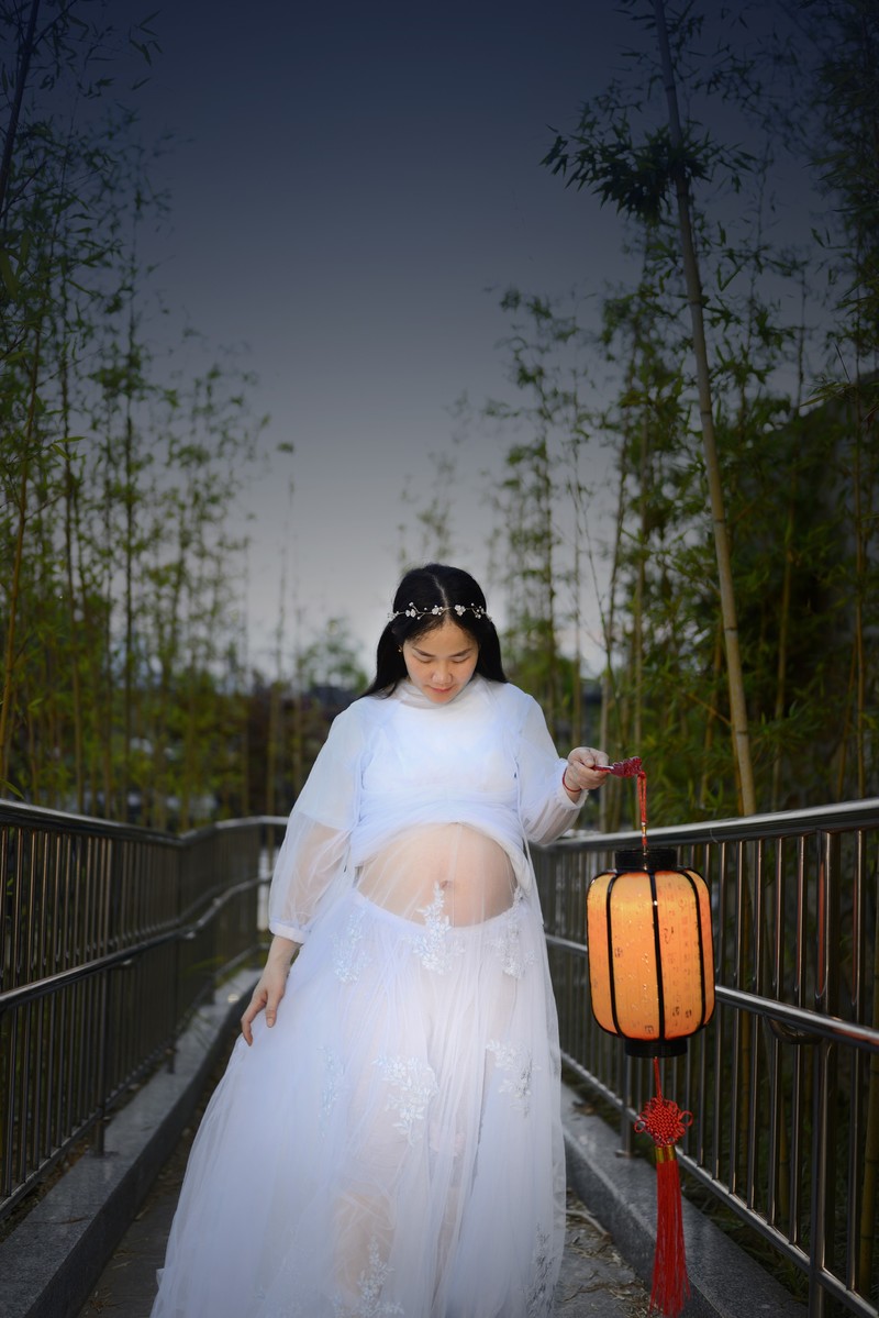 为媳妇拍个二宝的孕照