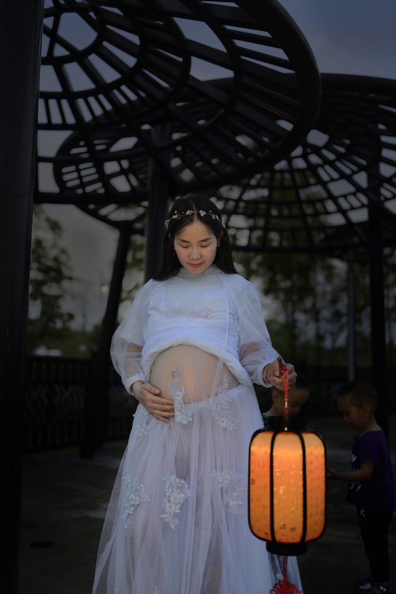 为媳妇拍个二宝的孕照