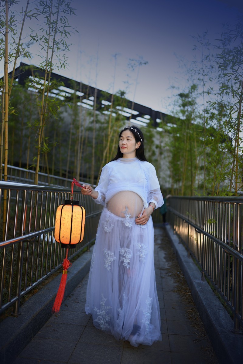 为媳妇拍个二宝的孕照