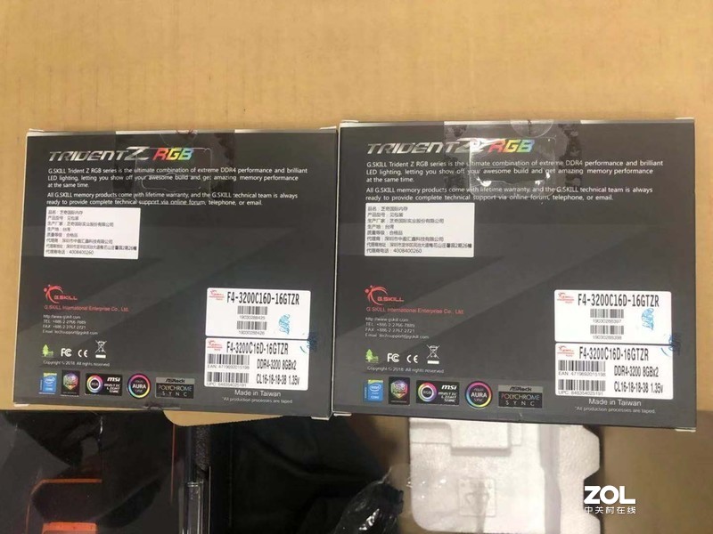 AMD 2950X 微星X399创世 芝奇32G幻光戟