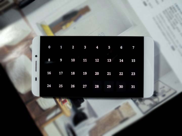 【乐视超级手机1---创新之美，令人窒息】屏幕