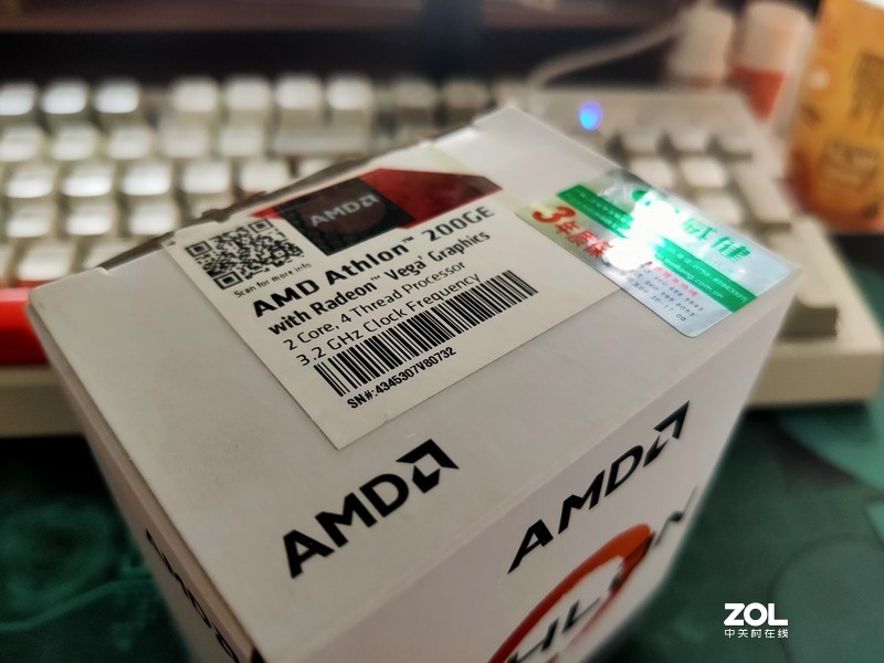 出一颗200GE，箱说纸片全~