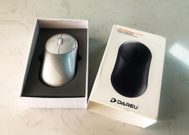 轻奢风尚，触感无限-达尔优UFO无线鼠标畅快自然的体验