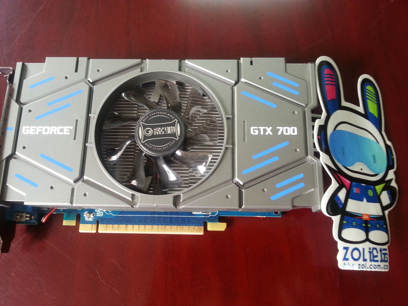 晒我的影驰显卡gtx750虎将