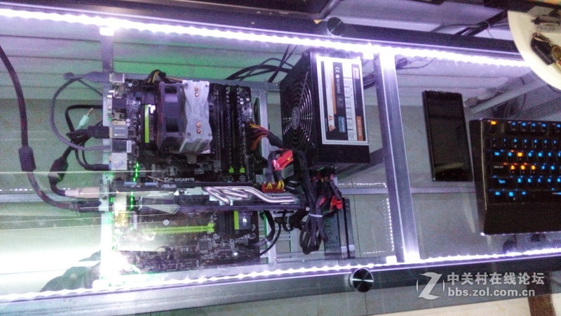 私人定制光污染机桌一体双人工作台