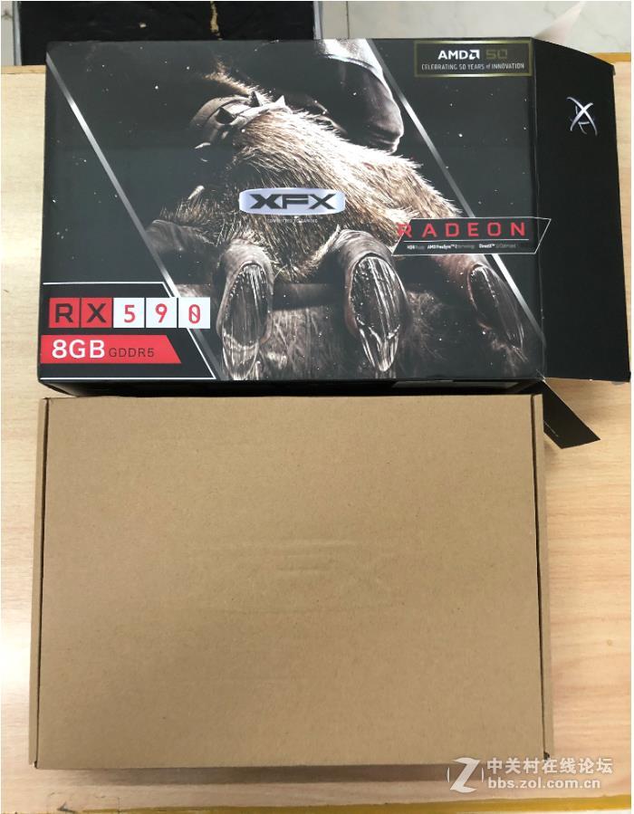 RX590 8G AMD50周年纪念版开箱体验！