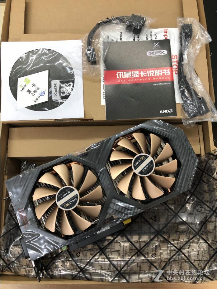 RX590 8G AMD50周年纪念版开箱体验！