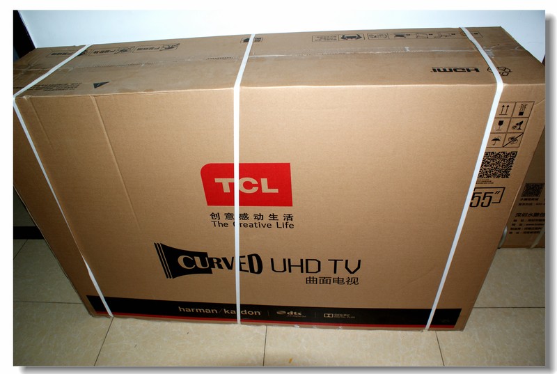屏音双绝  TCL TV＋H8800S曲面电视深度体验(1)开箱篇