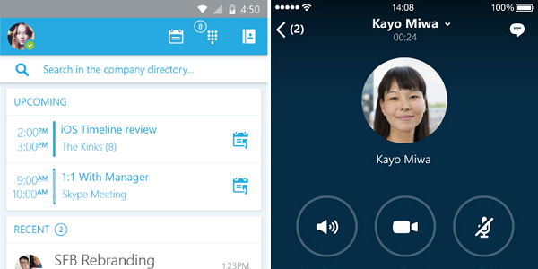 Skype for Business预览版已登陆Android和iOS平台