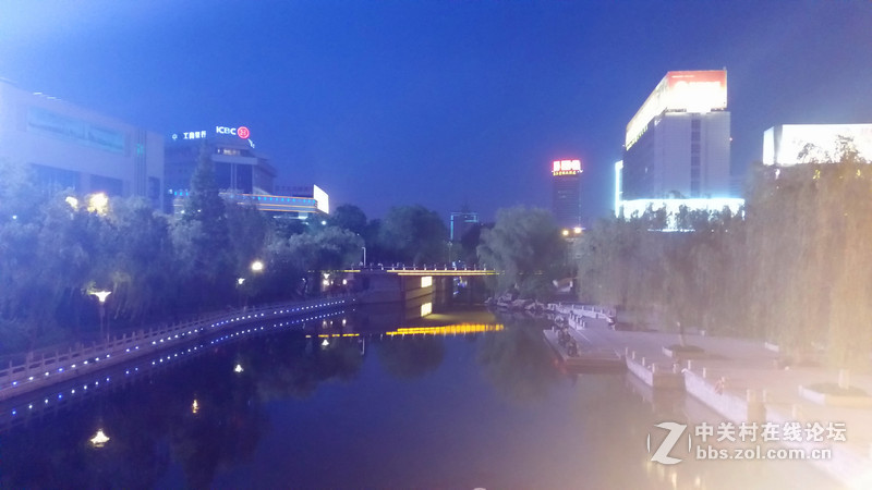 泉城之夜！，(手机随拍)