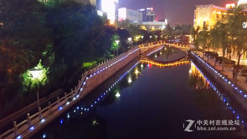 泉城之夜！，(手机随拍)