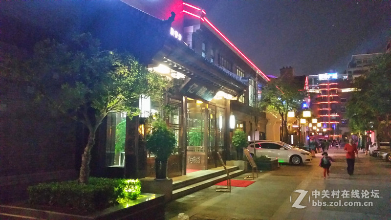 泉城之夜！，(手机随拍)