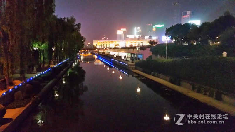 泉城之夜！，(手机随拍)