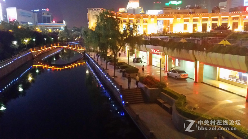 泉城之夜！，(手机随拍)