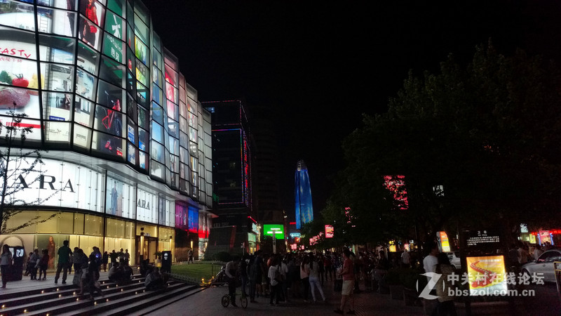 泉城之夜！，(手机随拍)