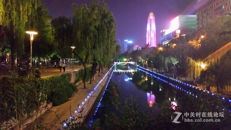 泉城之夜！，(手机随拍)