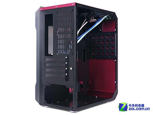 骚气玫红全铝机箱 航嘉冷静王冰锋评测
