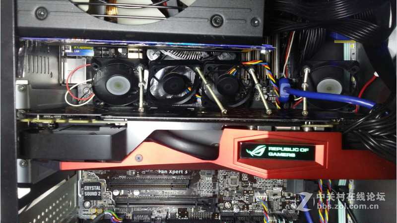 华硕 ROG骇客 Matrix-GTX980-P-4GD5显卡背板散热的奇葩想法