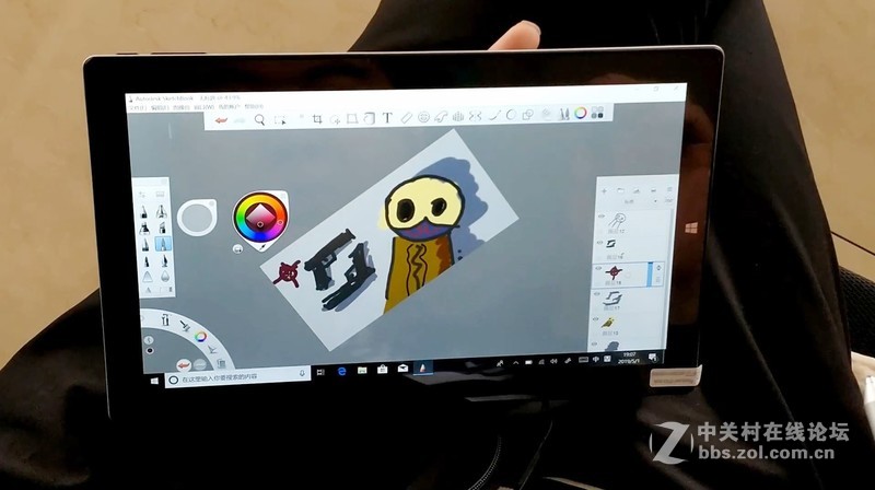 中柏EZpad Go二合一平板电脑，绘画出大师级作品 I 视频