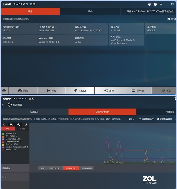 公版涡轮5700XT改一体水冷分享