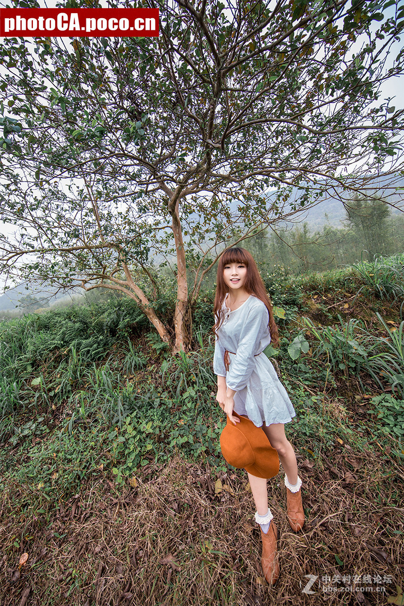 《金灿色的精灵》----1124油菜花主题大景人像