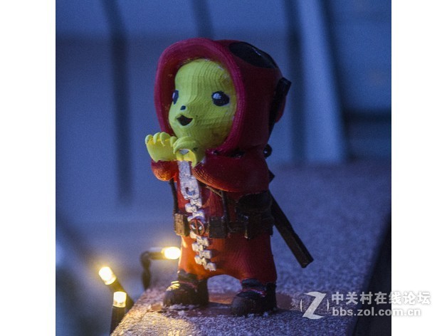 Wiiboox Company2——3D打印死侍版皮卡丘