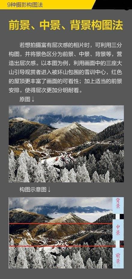 技能9种摄影构图法，教你成为拍照达人
