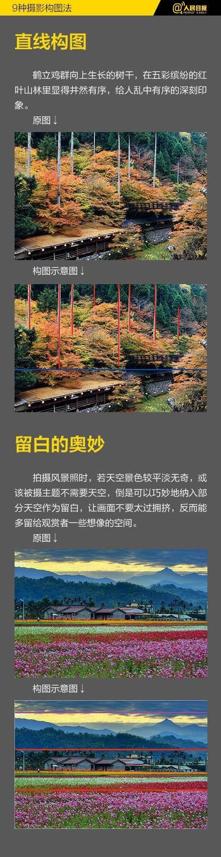 技能9种摄影构图法，教你成为拍照达人