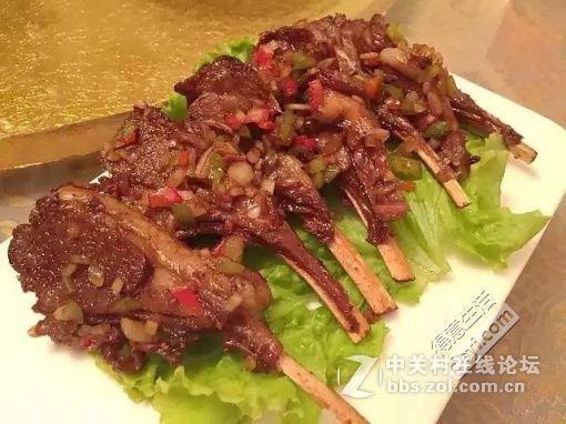 这道特色紫笋羊排味道是正宗的