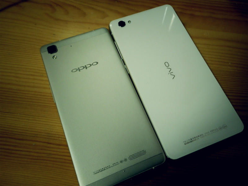 vivo X5pro与OPPO R7颜值大比拼  都具有2.5D玻璃屏