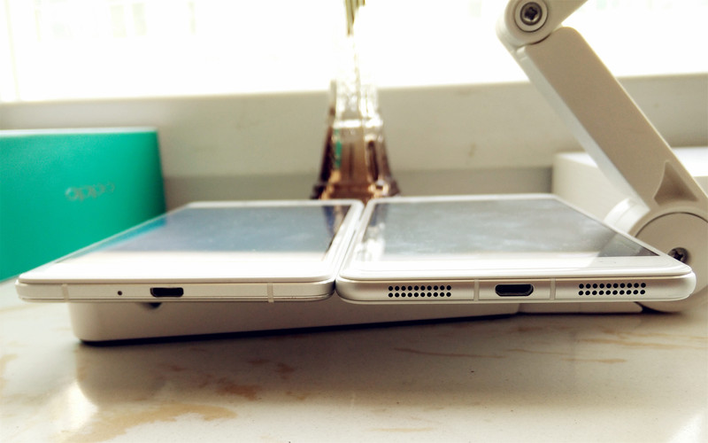 vivo X5pro与OPPO R7颜值大比拼  都具有2.5D玻璃屏