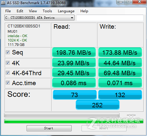 #我是游戏宅，我用英睿达BX100SSD#跑分+实战，有了新硬盘生死看淡不服就干！！