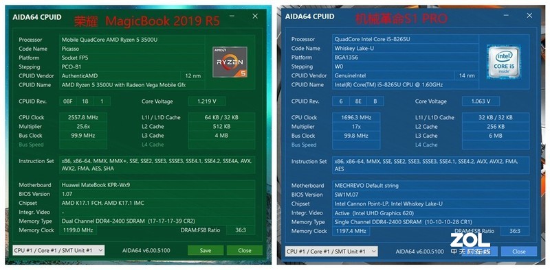 谁更满足我所要的轻薄？是荣耀MagicBOOK 2019 R5还是机械革命S1 PRO？
