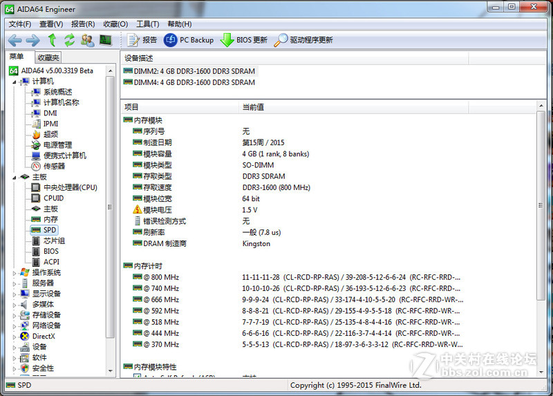 #硬件# 淘试用中的4G内存条，来点测评