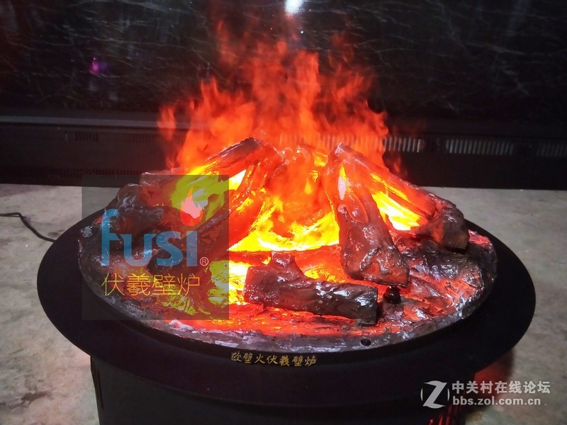 14年老品牌伏羲壁炉主产红蓝橙色3d雾化壁炉,定制壁炉篝火,悬挂壁炉火盆芯