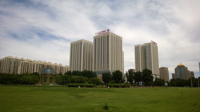 《这里没有雾霾——包头市》  -----诺基亚920