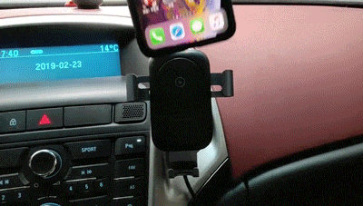 车载手机架新品上市，无线充电，重力联动，图拉斯车载无线充电器