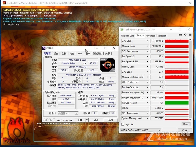 五千元配置跑分38W 低门槛AM4+GTX1660Ti 静音主机装机小测