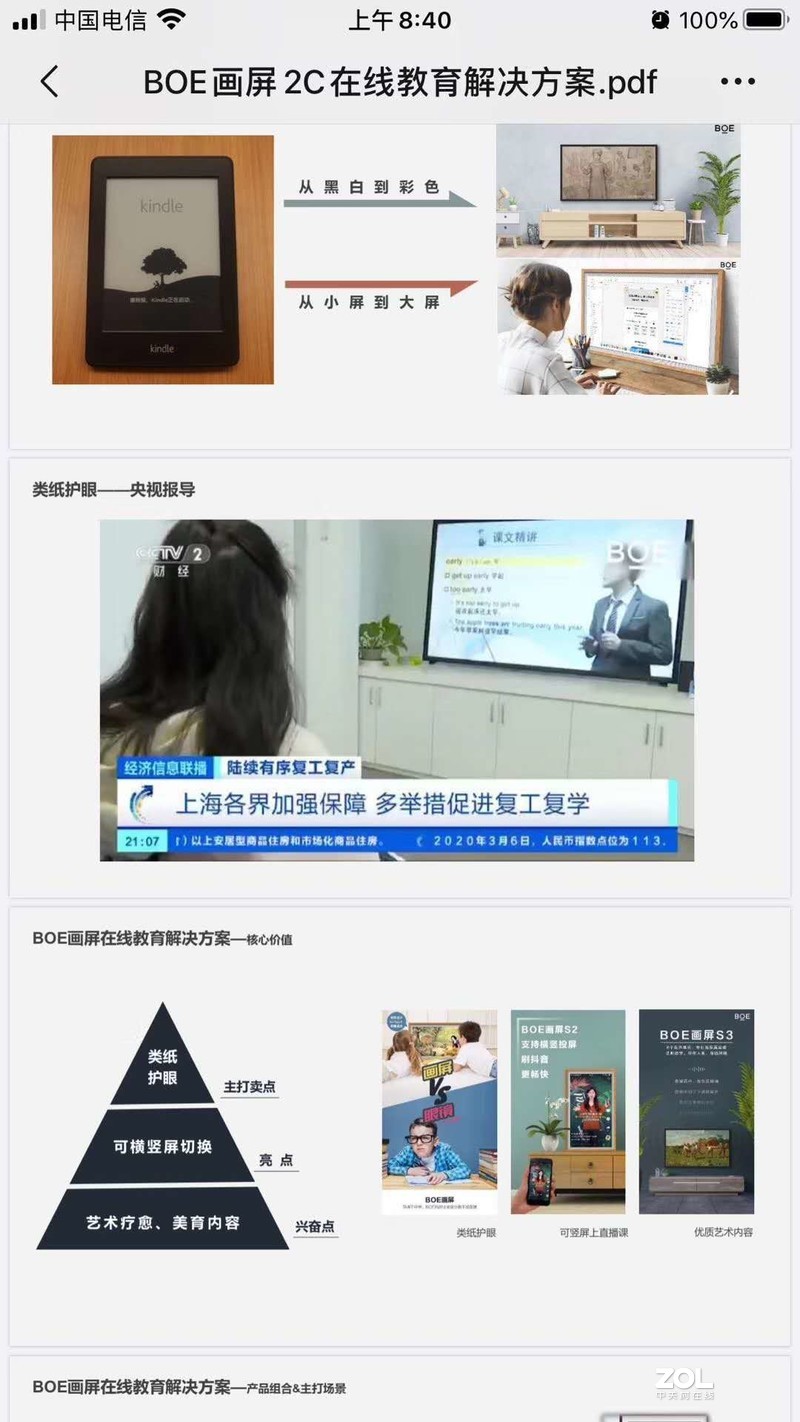 推荐一个产品，京东方画屏，孩子用低蓝光护眼功能超赞